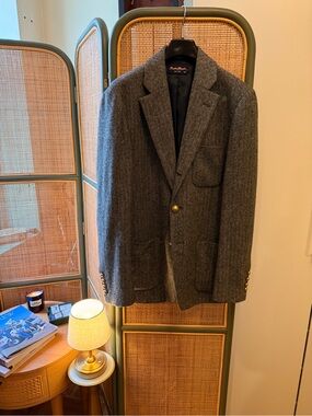Rare Rowing Blazers Wool Herringbone Sport Coat 40R Ivy Prep Blazer Jacket